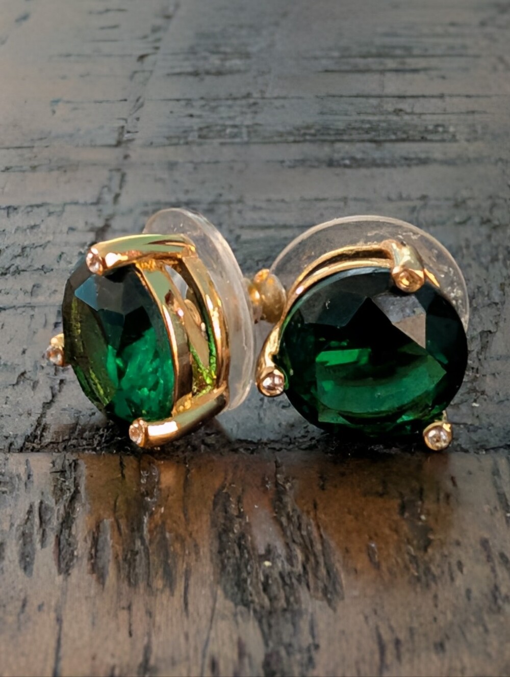 Kate Spade Stud Earrings Green